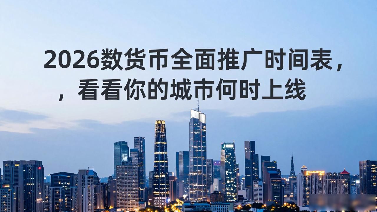 2026数字货币全面推广时间表，看看你的城市何时上线