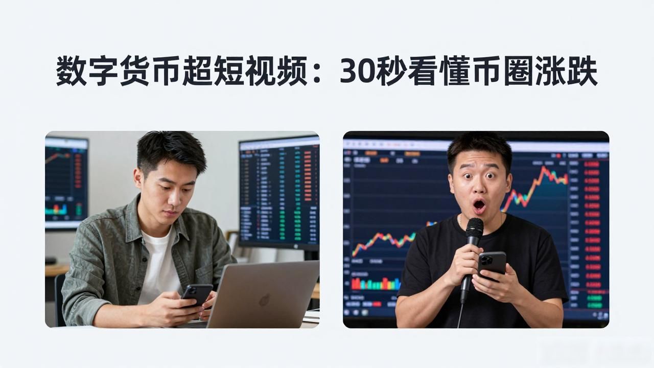 数字货币超短视频：30秒看懂币圈涨跌