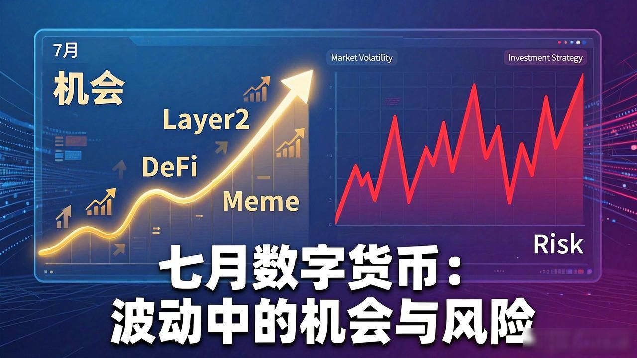 七月数字货币：波动中的机会与风险