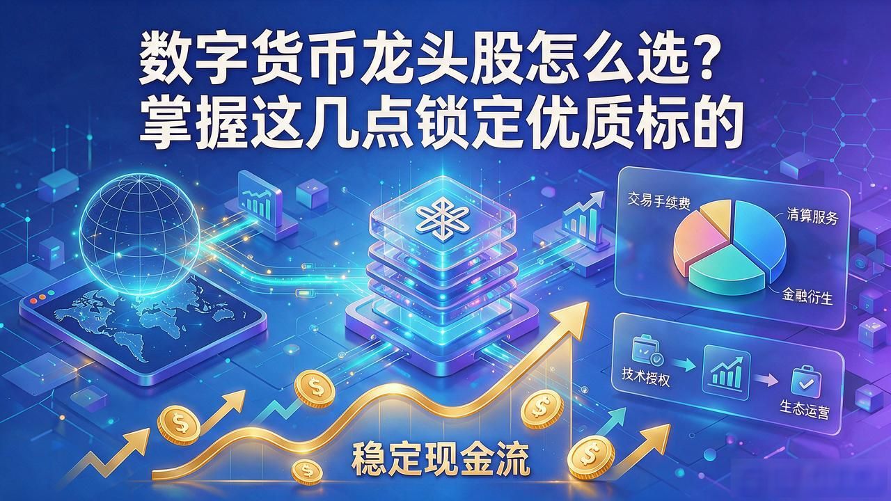 数字货币龙头股怎么选？掌握这几点锁定优质标的