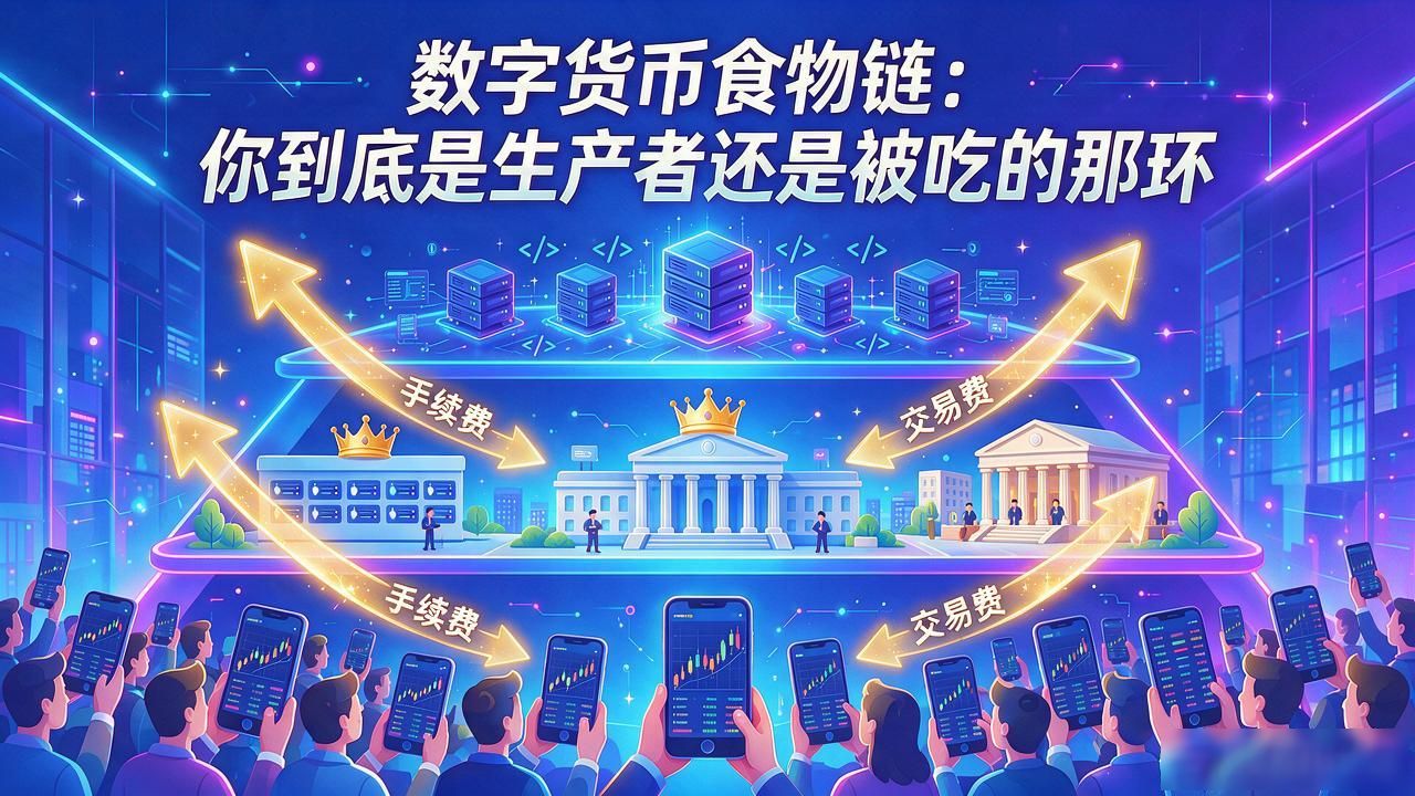 数字货币食物链：你到底是生产者还是被吃的那环
