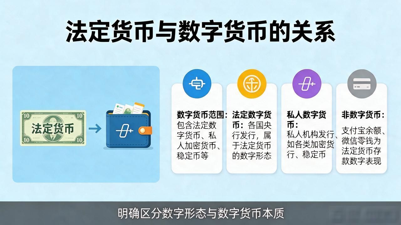 法定货币是数字货币吗？一文讲清两者的关系