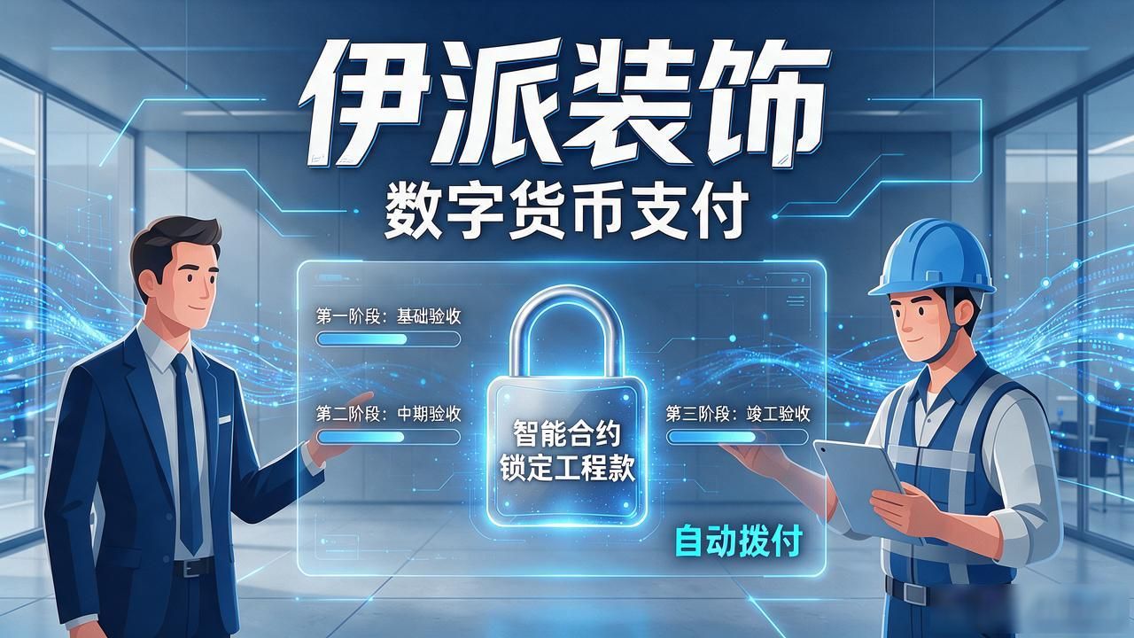 装修数字货币支付通道_伊派装饰数字货币支付_海外业主装修数字货币支付