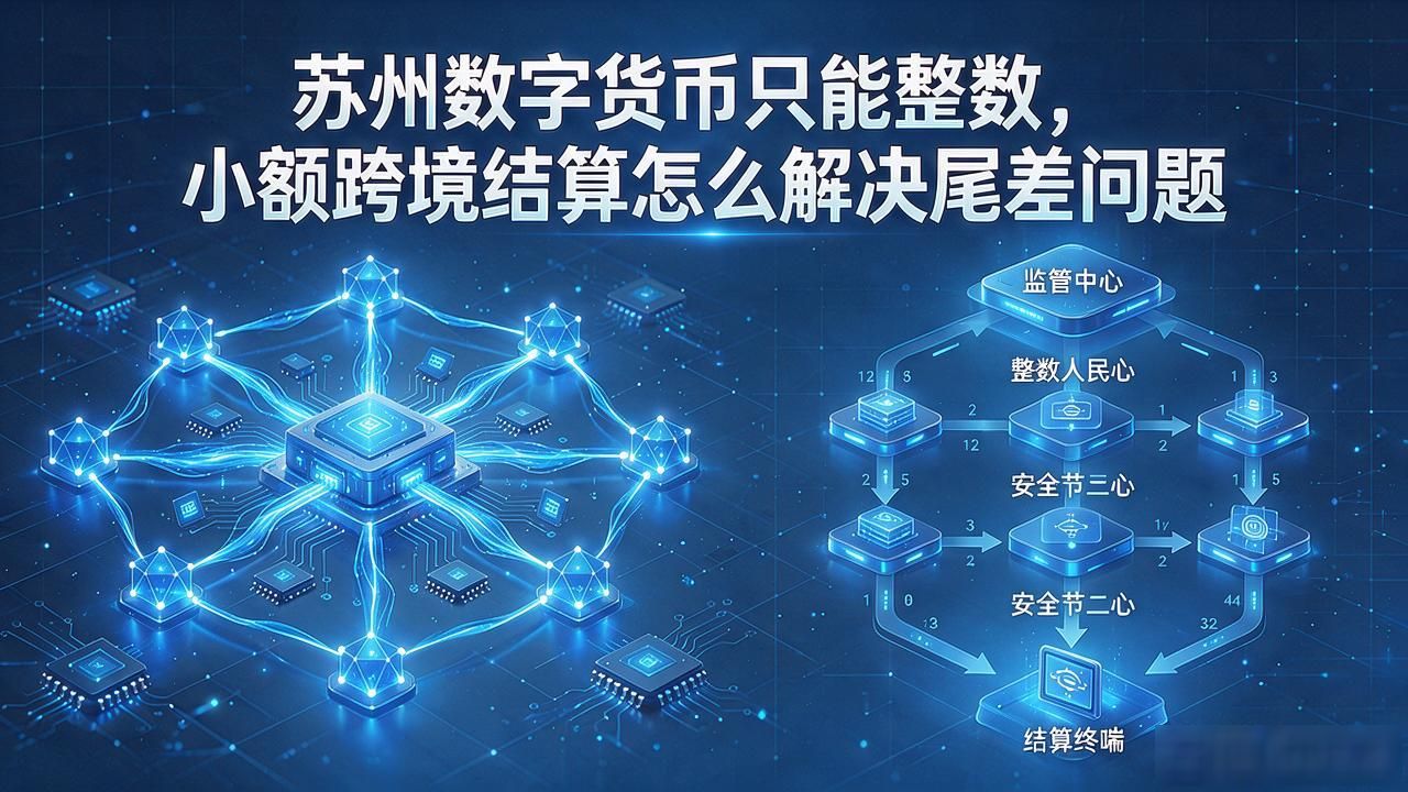 苏州数字货币只能整数，小额跨境结算怎么解决尾差问题