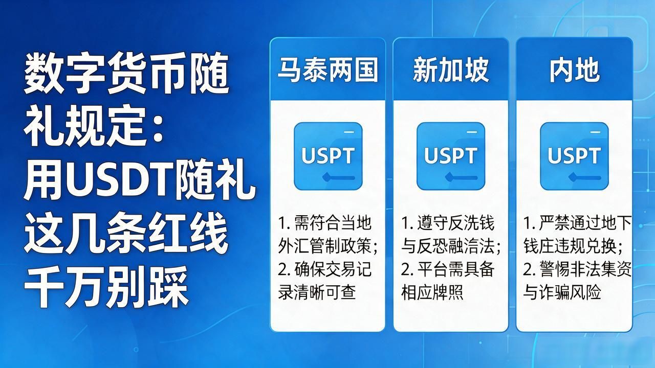 数字货币随礼规定：用USDT随礼这几条红线千万别踩