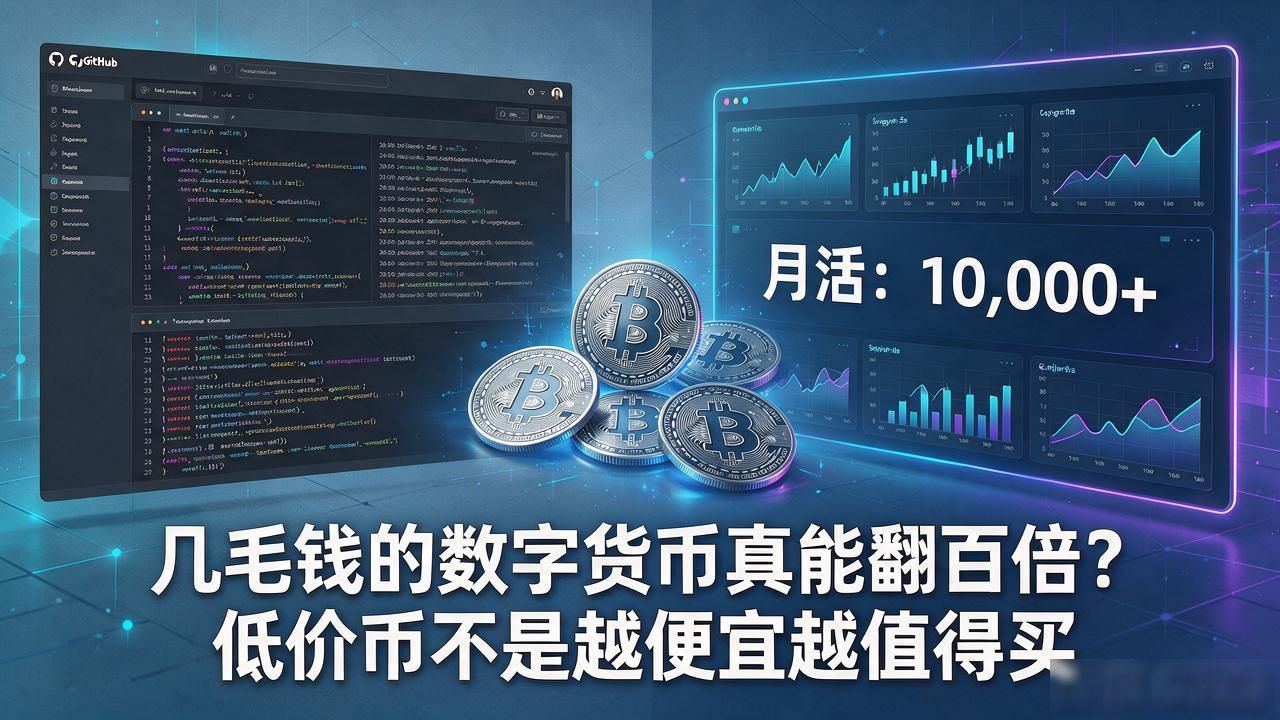 几毛钱的数字货币真能翻百倍？低价币不是越便宜越值得买