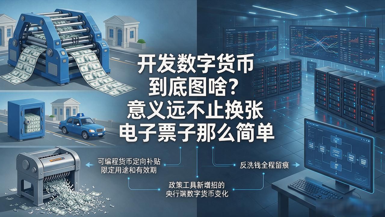 开发数字货币到底图啥？意义远不止换张电子票子那么简单