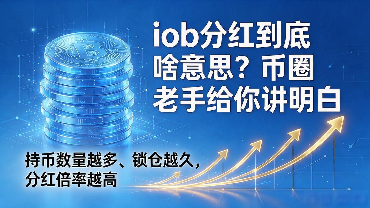 iob分红到底啥意思？币圈老手给你讲明白
