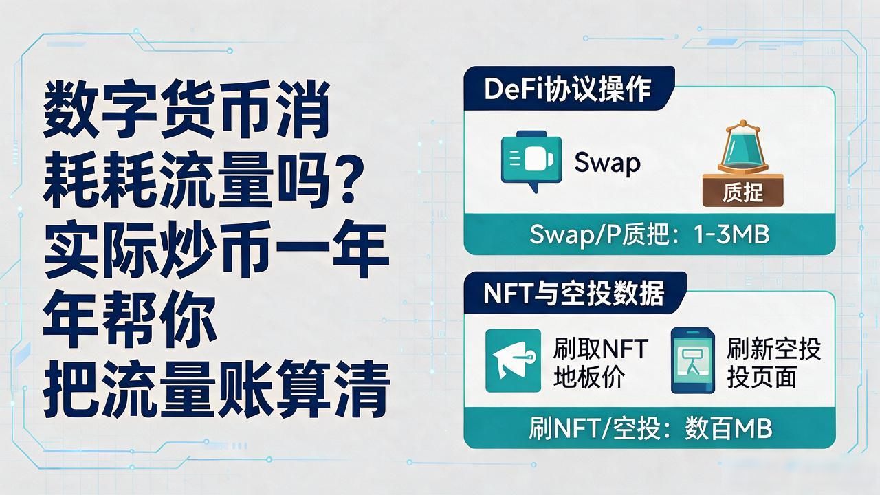数字货币消耗流量吗？实际炒币一年帮你把流量账算清