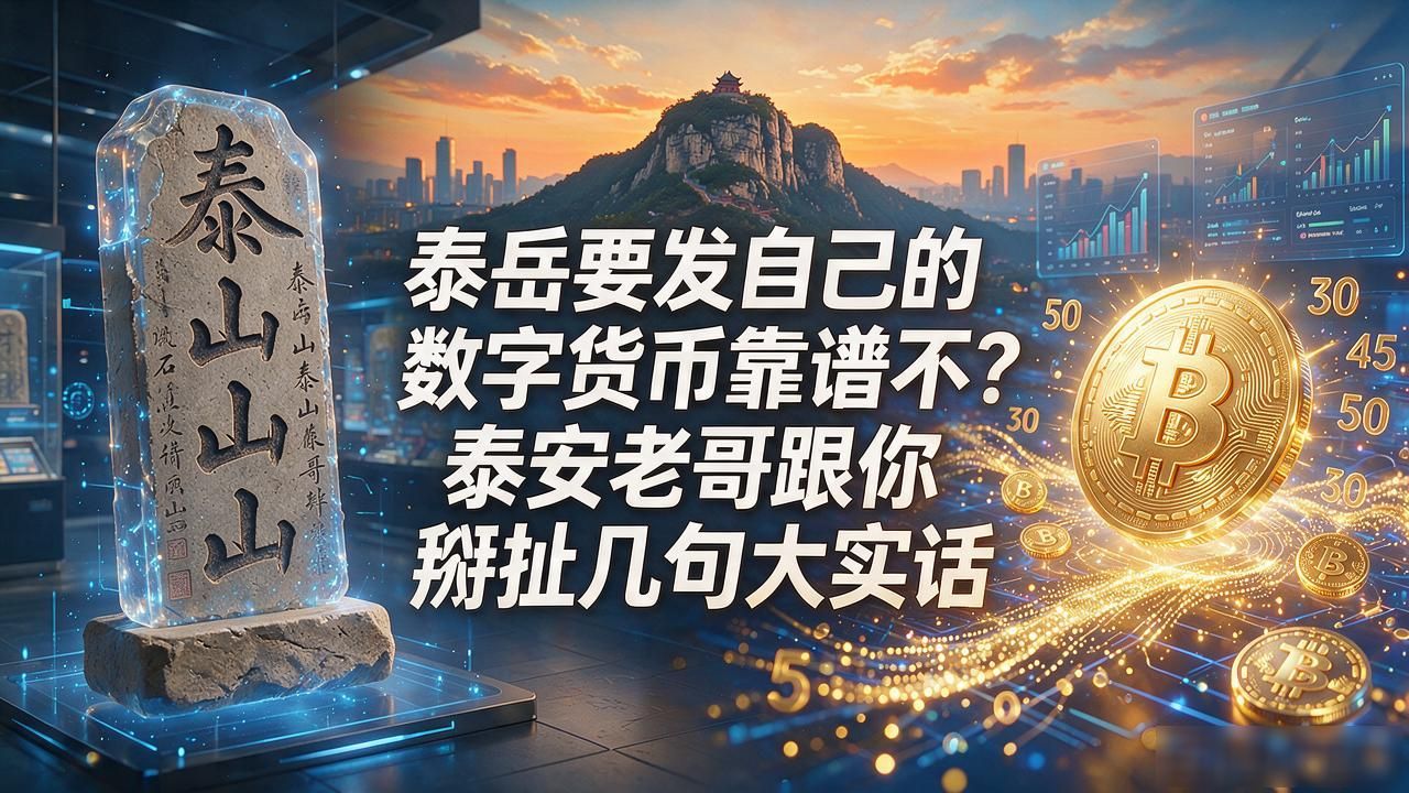 泰岳要发自己的数字货币靠谱不？泰安老哥跟你掰扯几句大实话