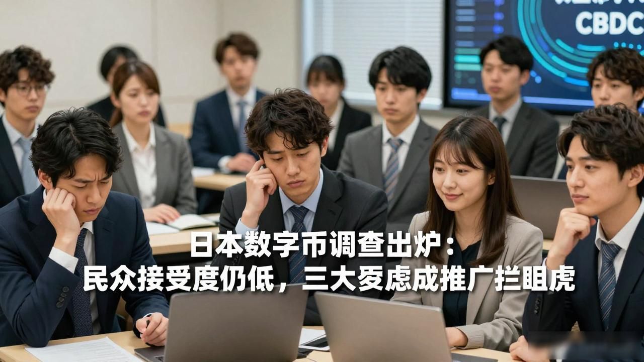 日本数字货币调查出炉：民众接受度仍低，三大顾虑成推广拦路虎