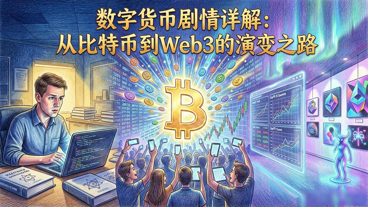 数字货币剧情详解：从比特币到Web3的演变之路