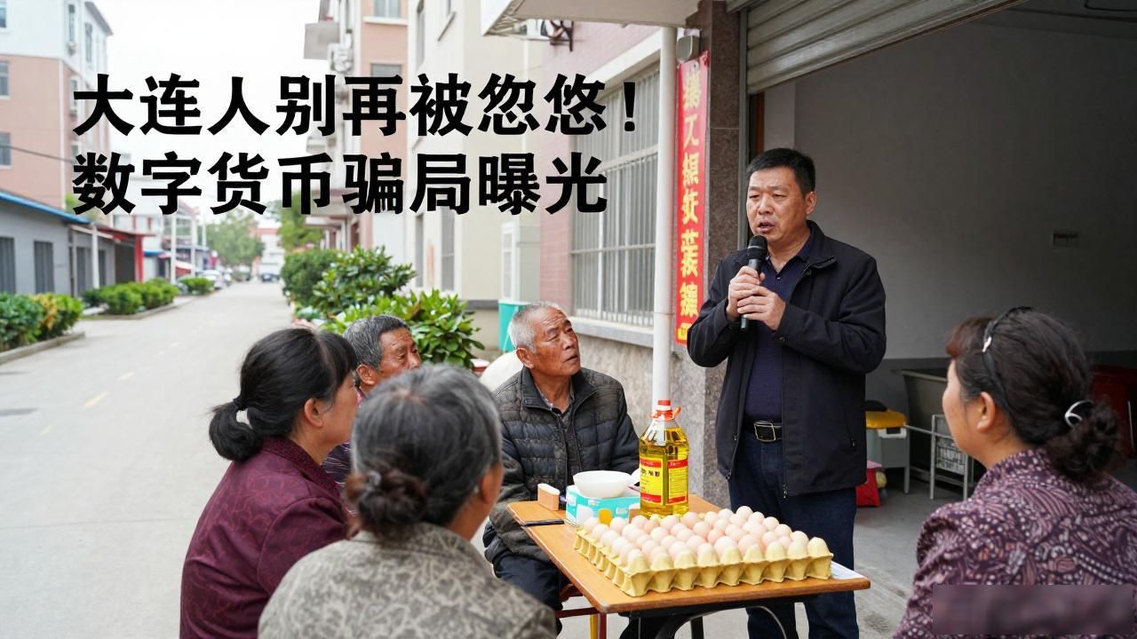 大连人别再被忽悠！数字货币骗局曝光，这几套话术专骗本地人