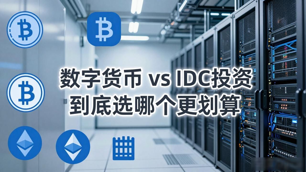 数字货币vs IDC投资 到底选哪个更划算