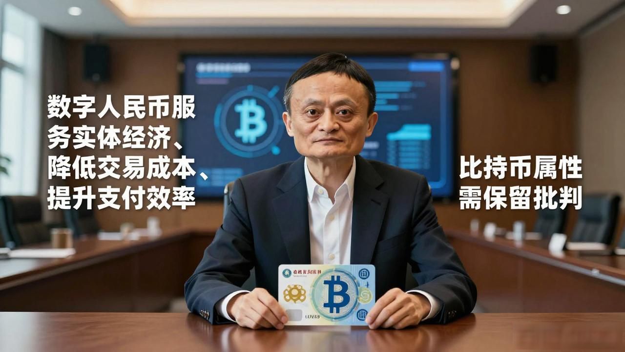 马云对数字货币_马云2026年回望比特币态度 马云对数字货币的中心化监管看法 马云支持数字人民币的原因