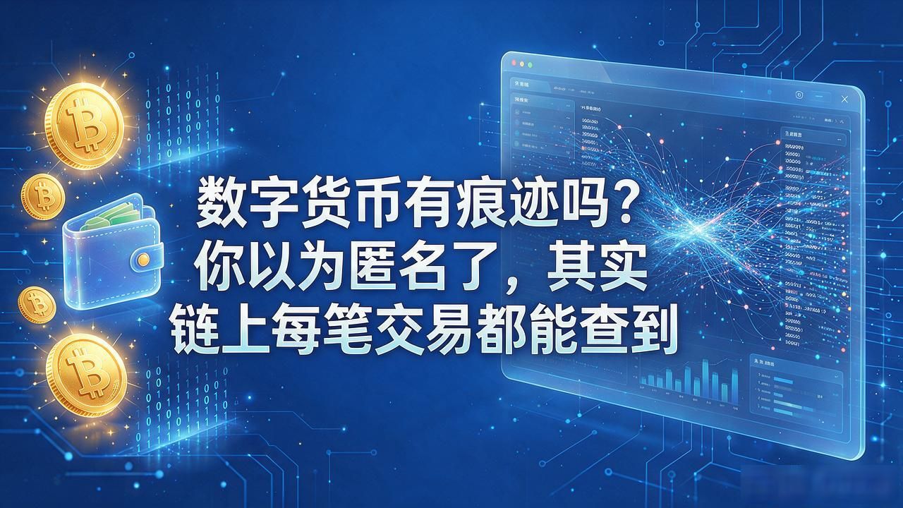 数字货币有痕迹吗？你以为匿名了，其实链上每笔交易都能查到