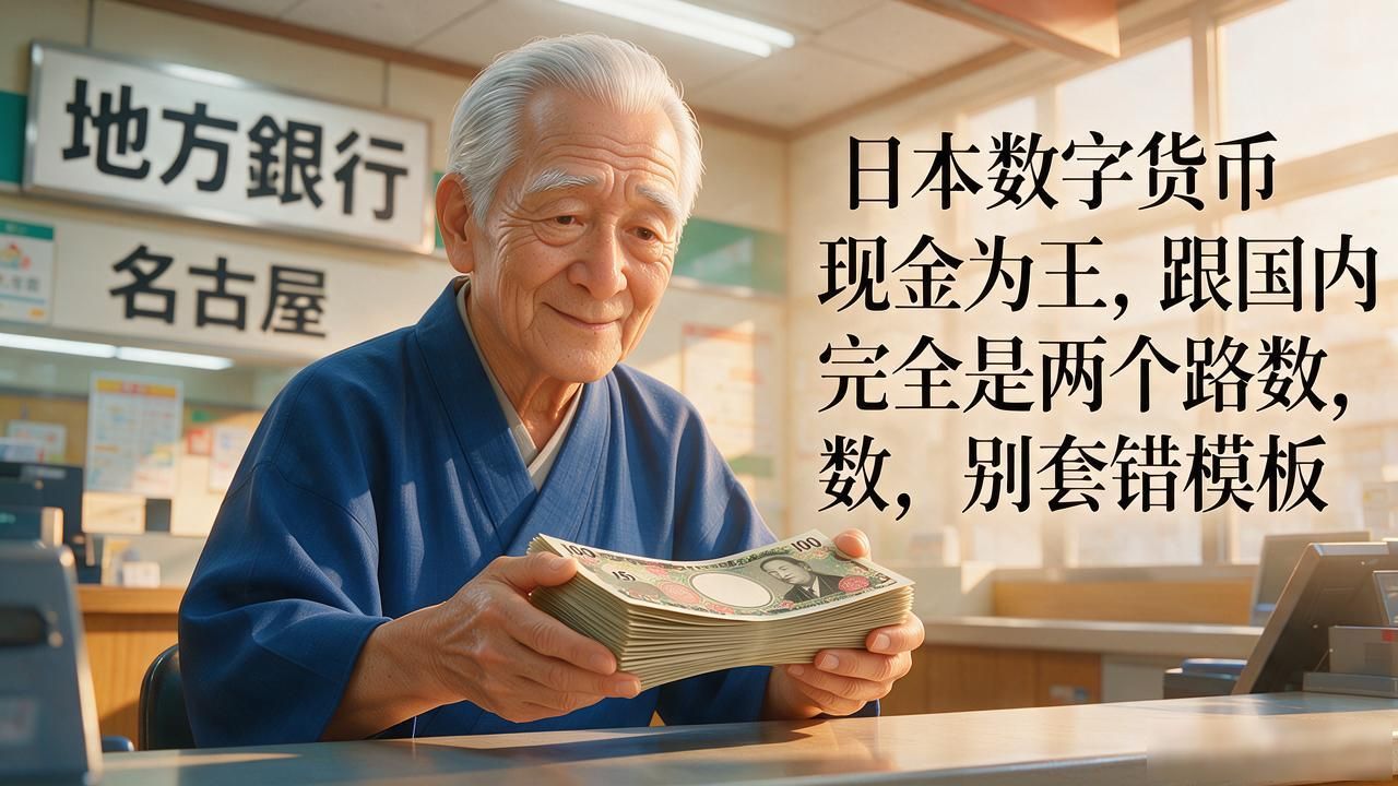 日本数字货币现金为王，跟国内完全是两个路数，别套错模板