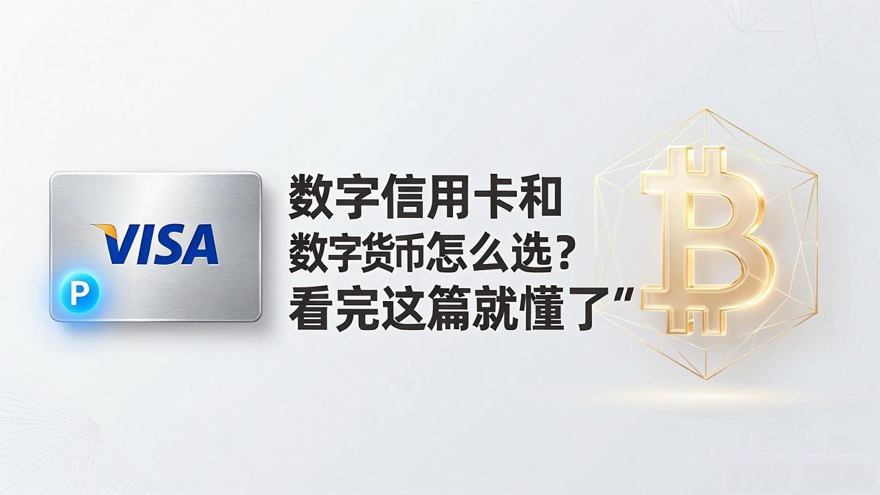 数字信用卡和数字货币怎么选？看完这篇就懂了