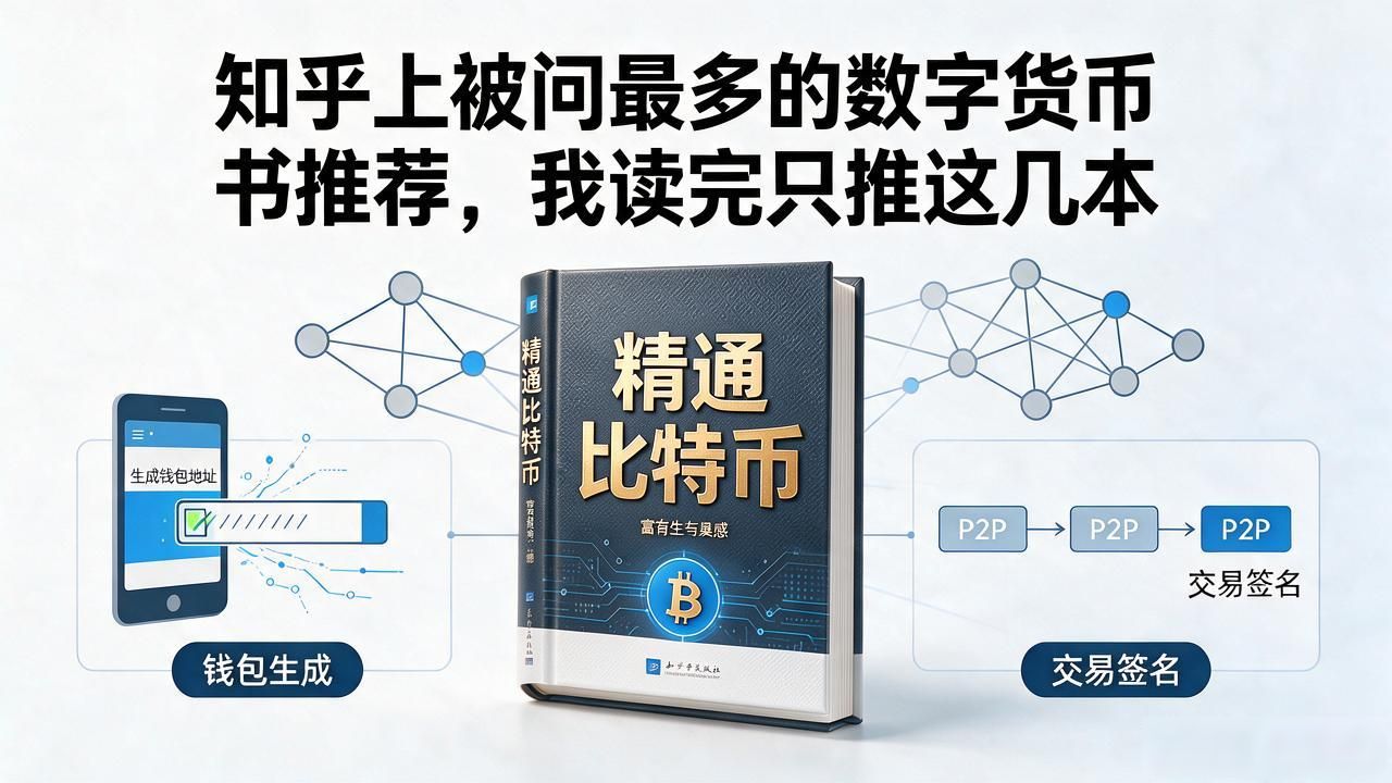 知乎上被问最多的数字货币书推荐，我读完只推这几本