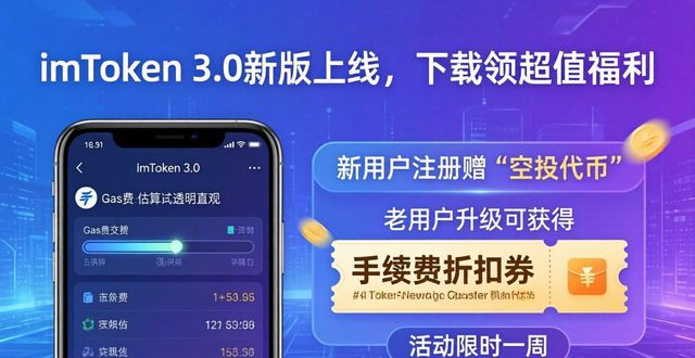 imToken 3.0新版上线，下载领超值福利