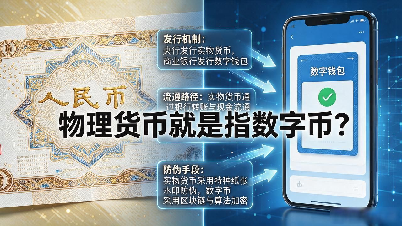 物理货币与数字人民币区别_数字人民币法律定义_物理货币就是指数字币