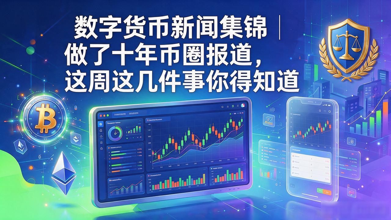 数字货币新闻集锦｜做了十年币圈报道，这周这几件事你得知道