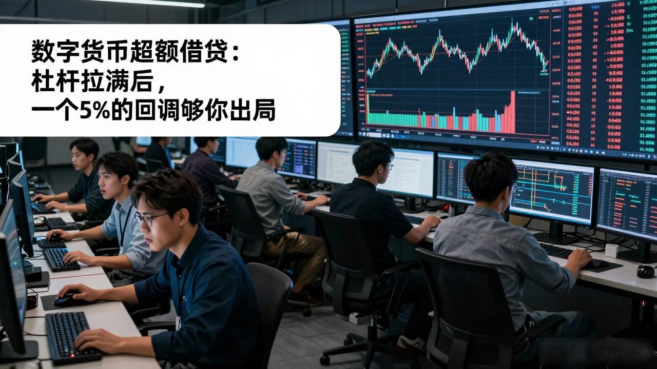 数字货币超额借贷：杠杆拉满后，一个5%的回调就够你出局