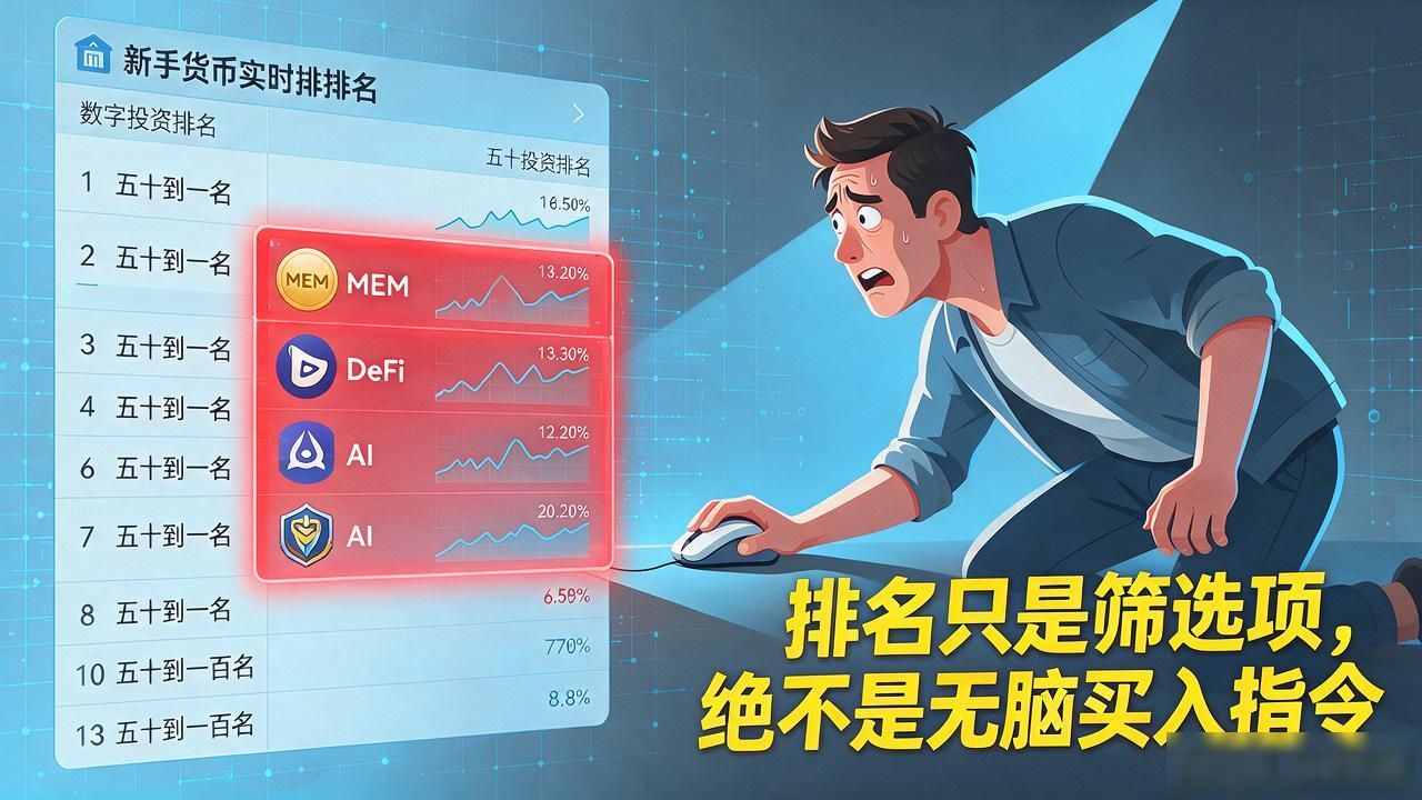 数字货币前一百排名怎么排？看完这份再决定投哪个