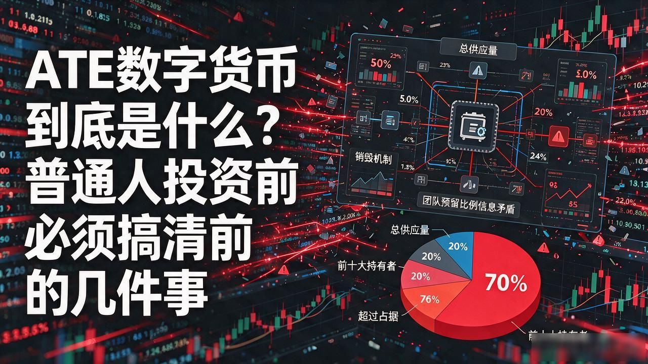 ATE数字货币到底是什么？普通人投资前必须搞清的几件事