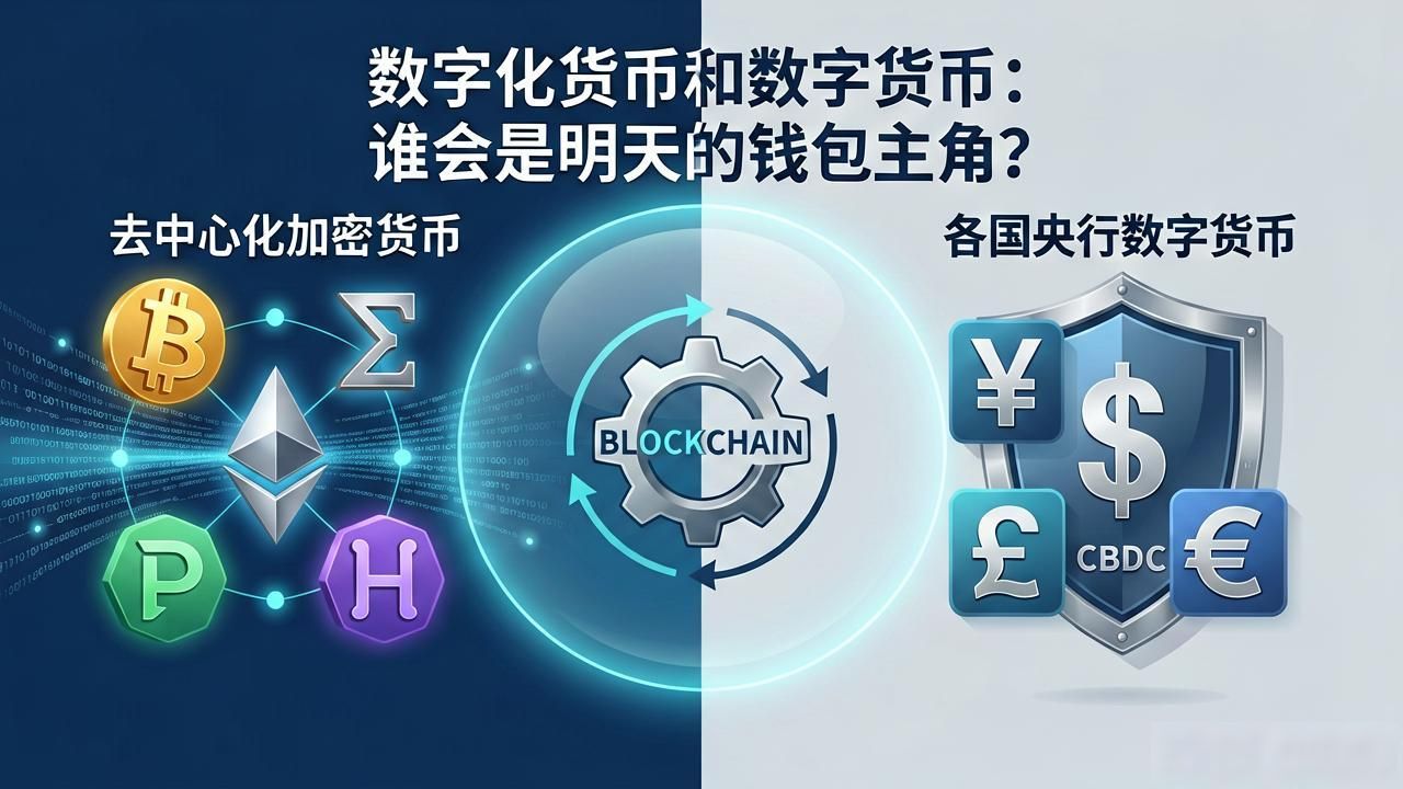 数字化货币和数字货币：谁会是明天的钱包主角？