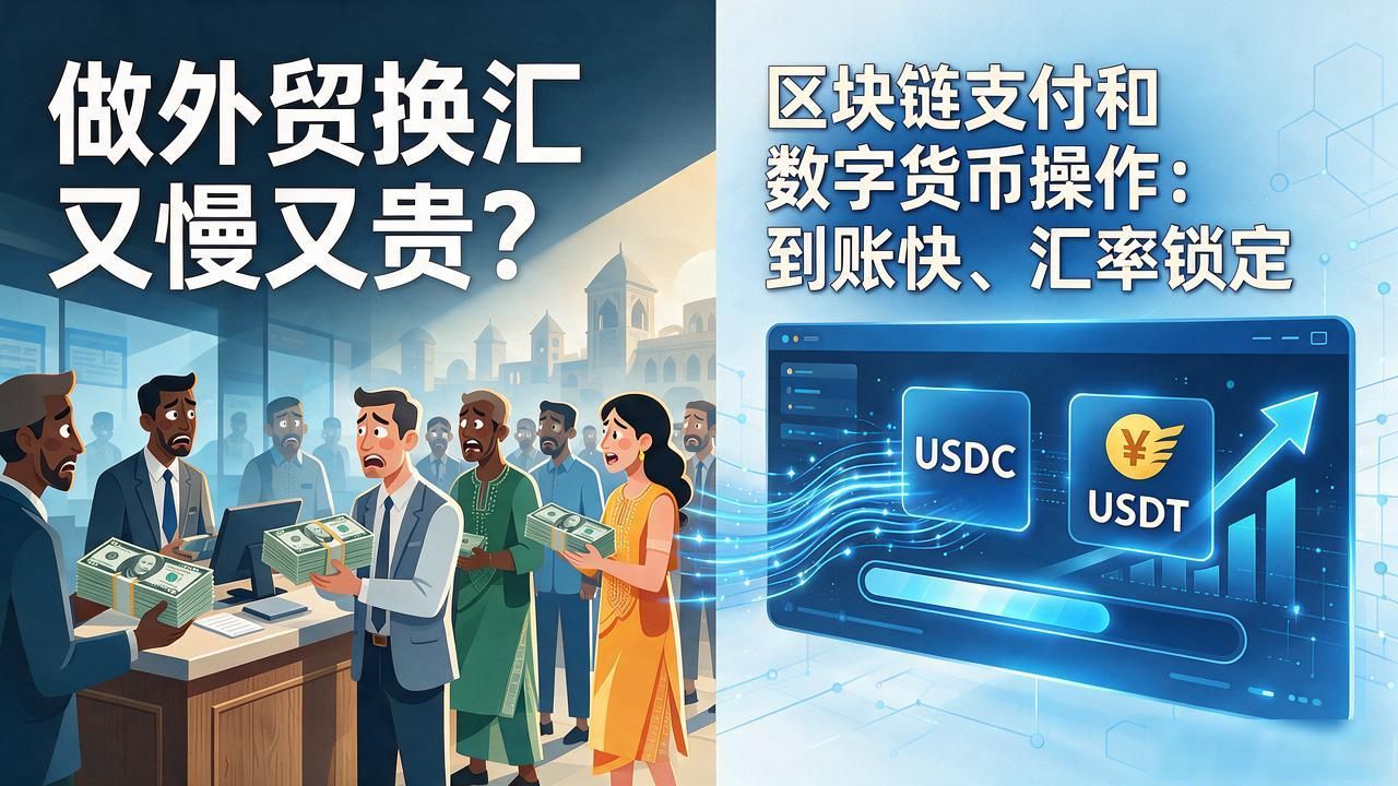 做外贸换汇又慢又贵？区块链支付和数字货币到底怎么操作