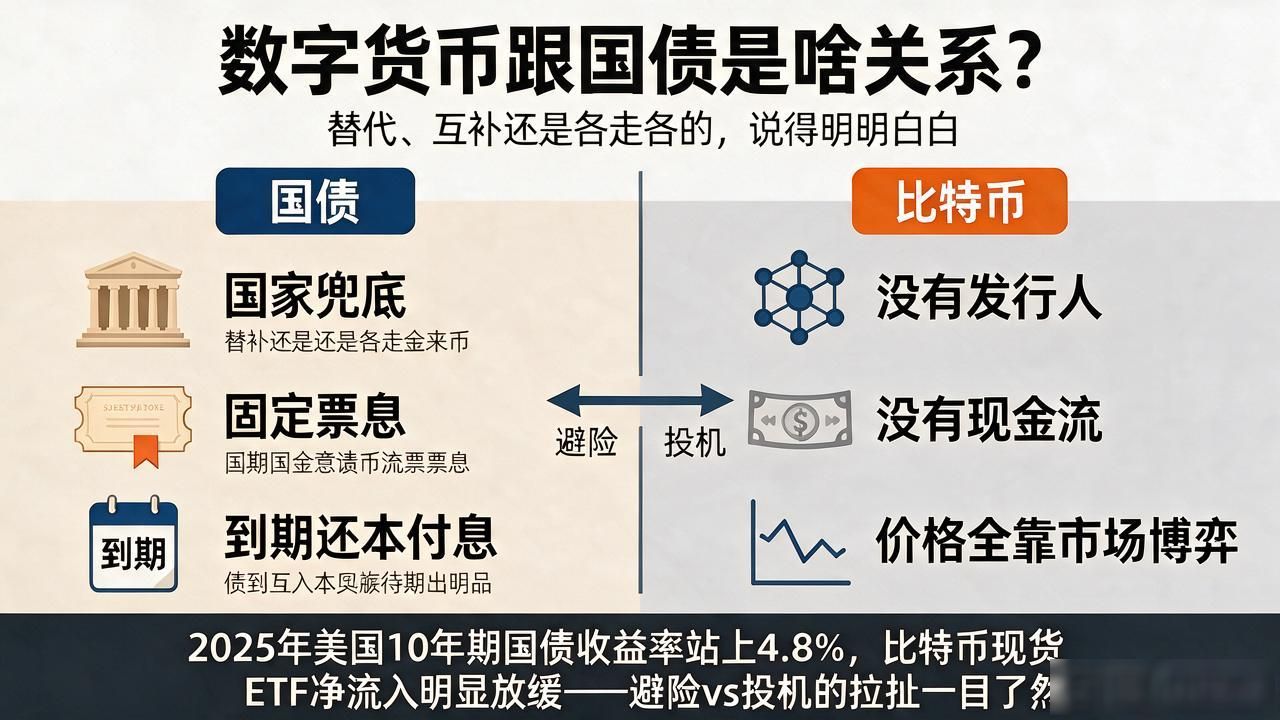 数字货币跟国债是啥关系？替代、互补还是各走各的，说得明明白白