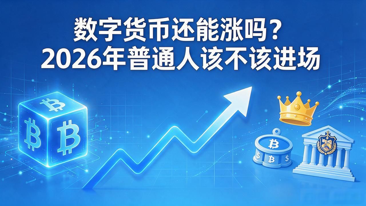 数字货币还能涨吗？2026年普通人该不该进场