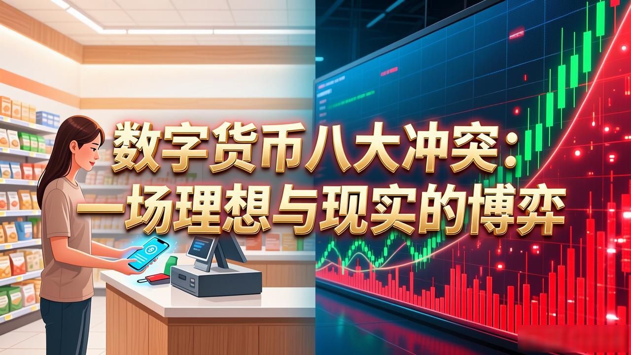 数字货币八大冲突：一场理想与现实的博弈