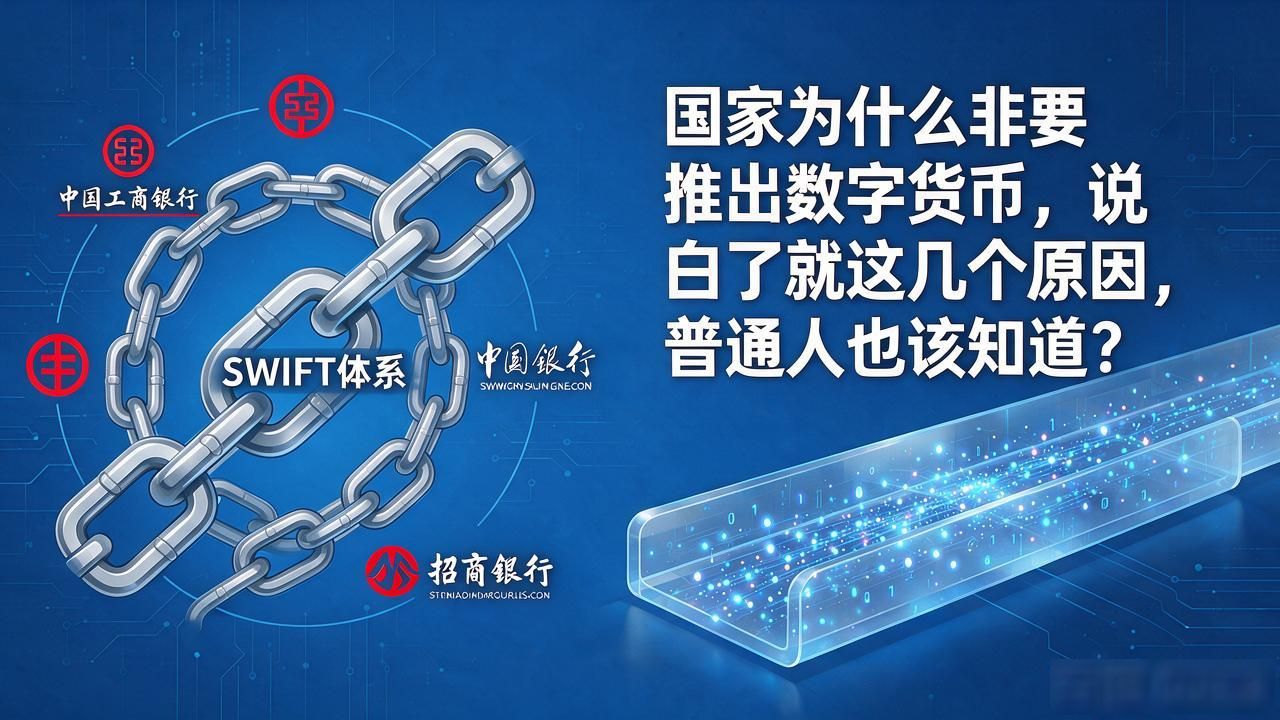 国家为什么非要推出数字货币，说白了就这几个原因，普通人也该知道