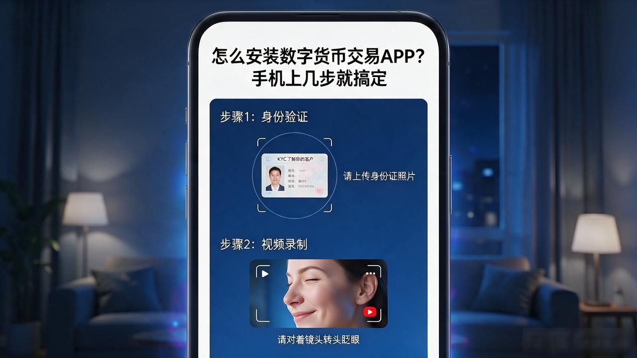 怎么安装数字货币交易APP？手机上几步就搞定