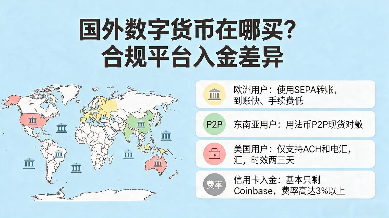 国外数字货币在哪买？这几家平台合规稳、费用低
