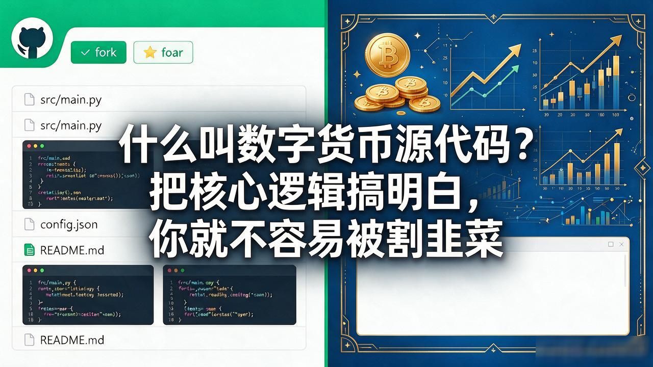 什么叫数字货币源代码？把核心逻辑搞明白，你就不容易被割韭菜