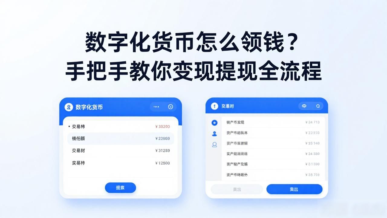 数字货币提现步骤_数字化货币怎么领钱的_数字货币如何兑换成法币