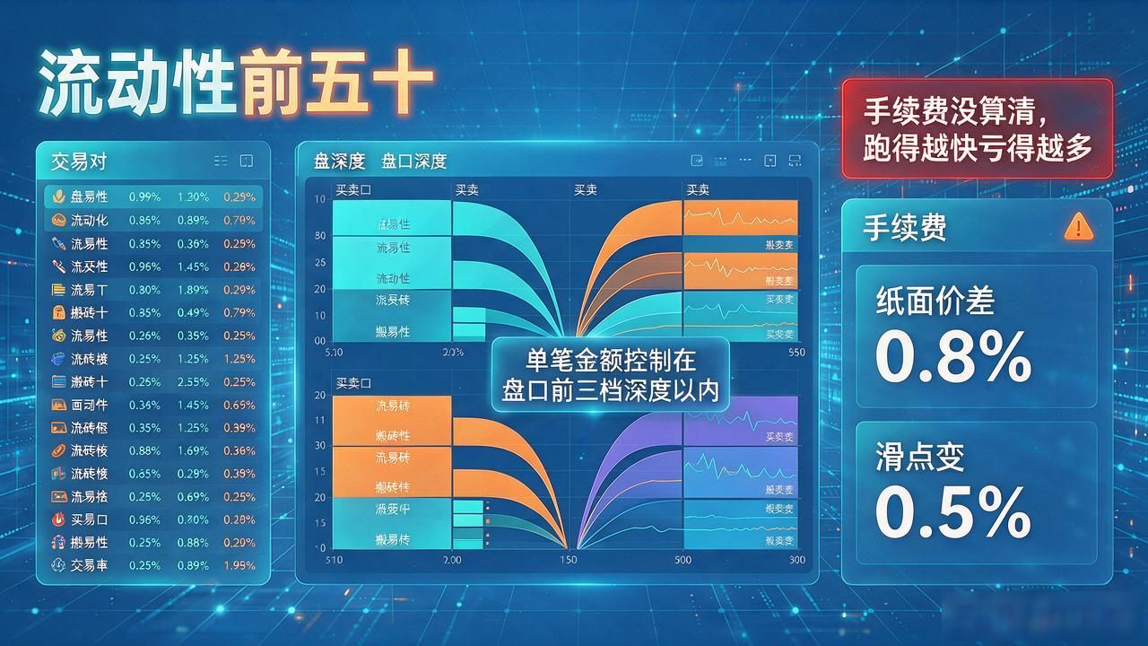 数字货币搬砖自动化：手续费没算清，跑得越快亏得越多