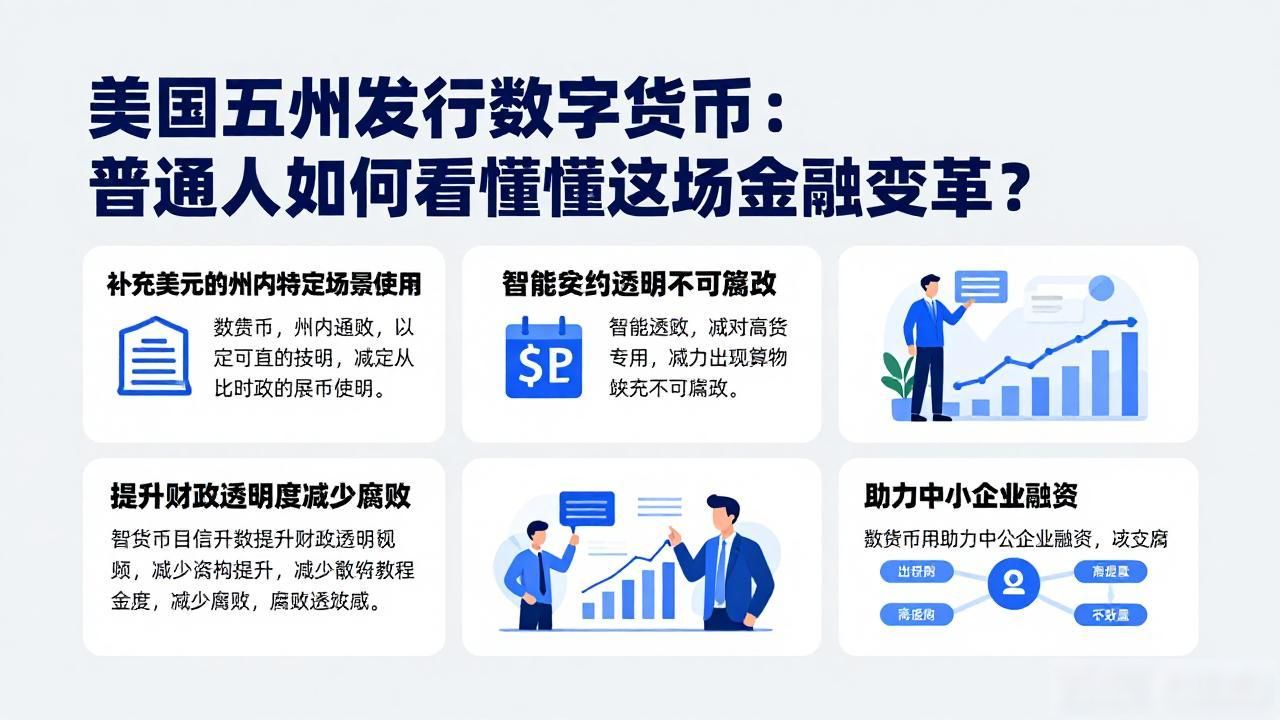 美国五州发行数字货币_美国各州推出本土数字货币_怀俄明州数字美元生态
