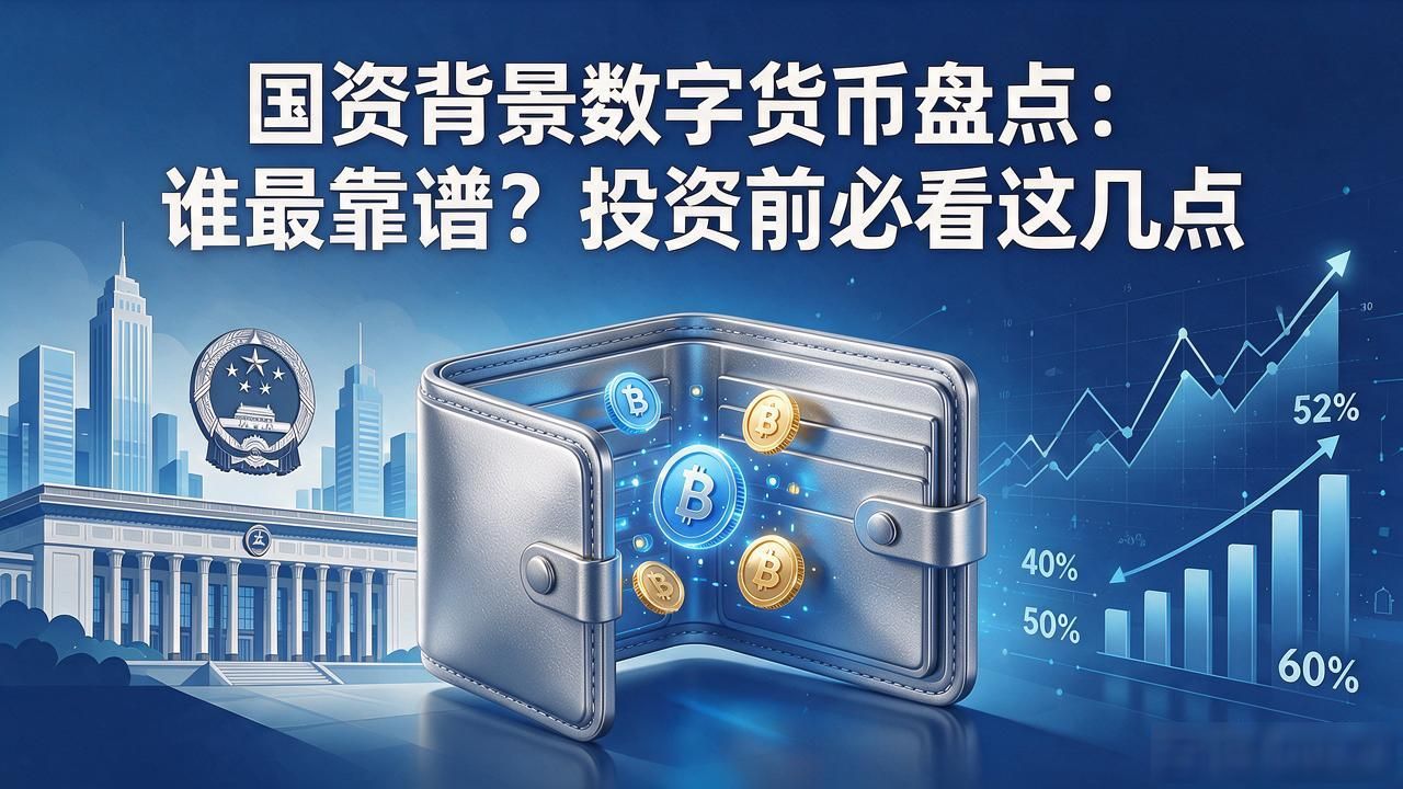 国资背景数字货币盘点：谁最靠谱？投资前必看这几点