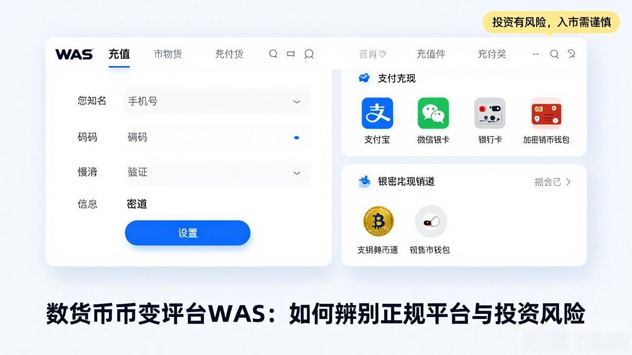 数字货币交易平台WAS：如何辨别正规平台与投资风险