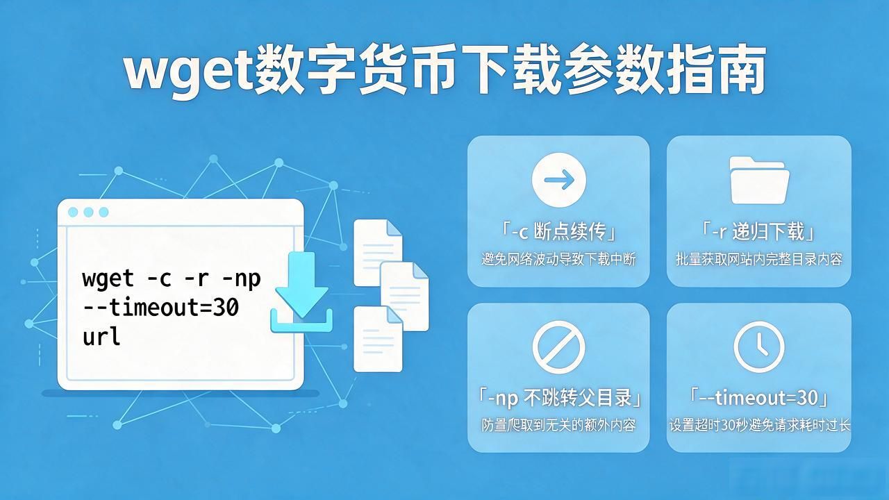 wget数字货币怎么下？命令行实操指南