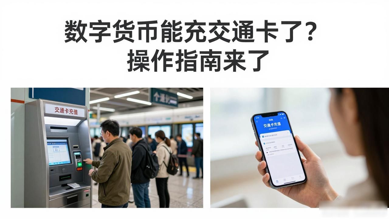 数字货币能充交通卡了？操作指南来了