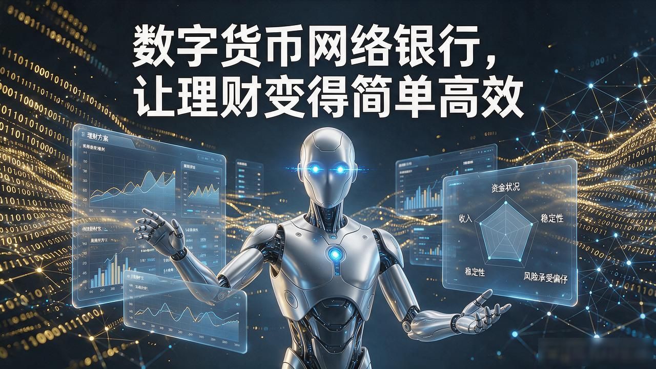 数字货币网络银行，让理财变得简单高效
