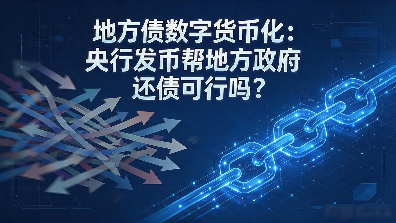 地方债数字货币化：央行发币帮地方政府还债可行吗