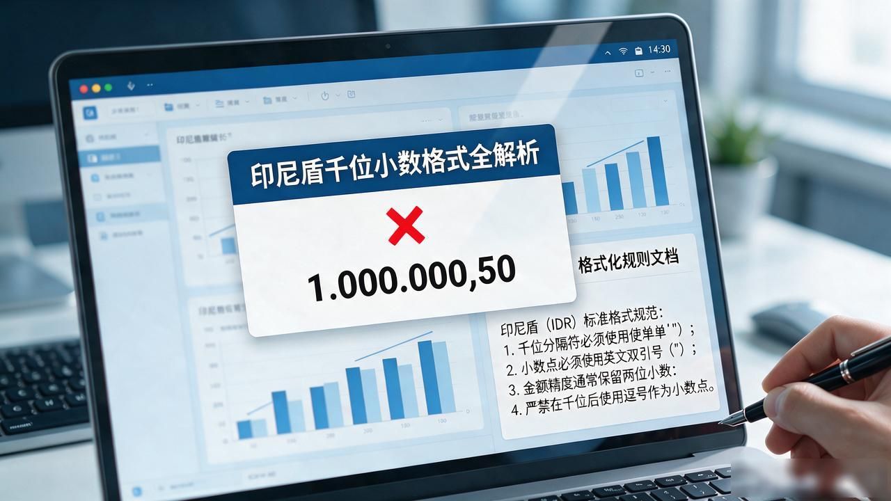 IDR货币数字间是用点号分隔吗？印尼盾千位小数格式全解析