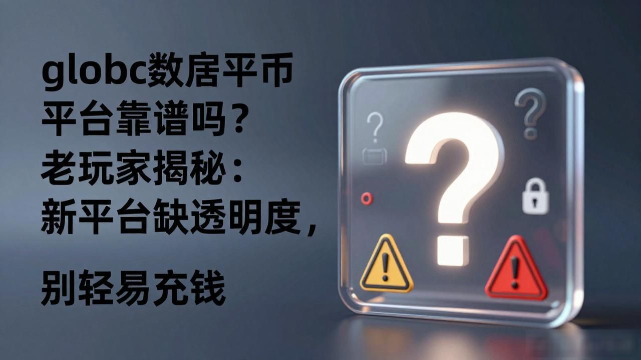 globbc数字货币平台靠谱吗？老玩家揭秘：新平台缺透明度，别轻易充钱